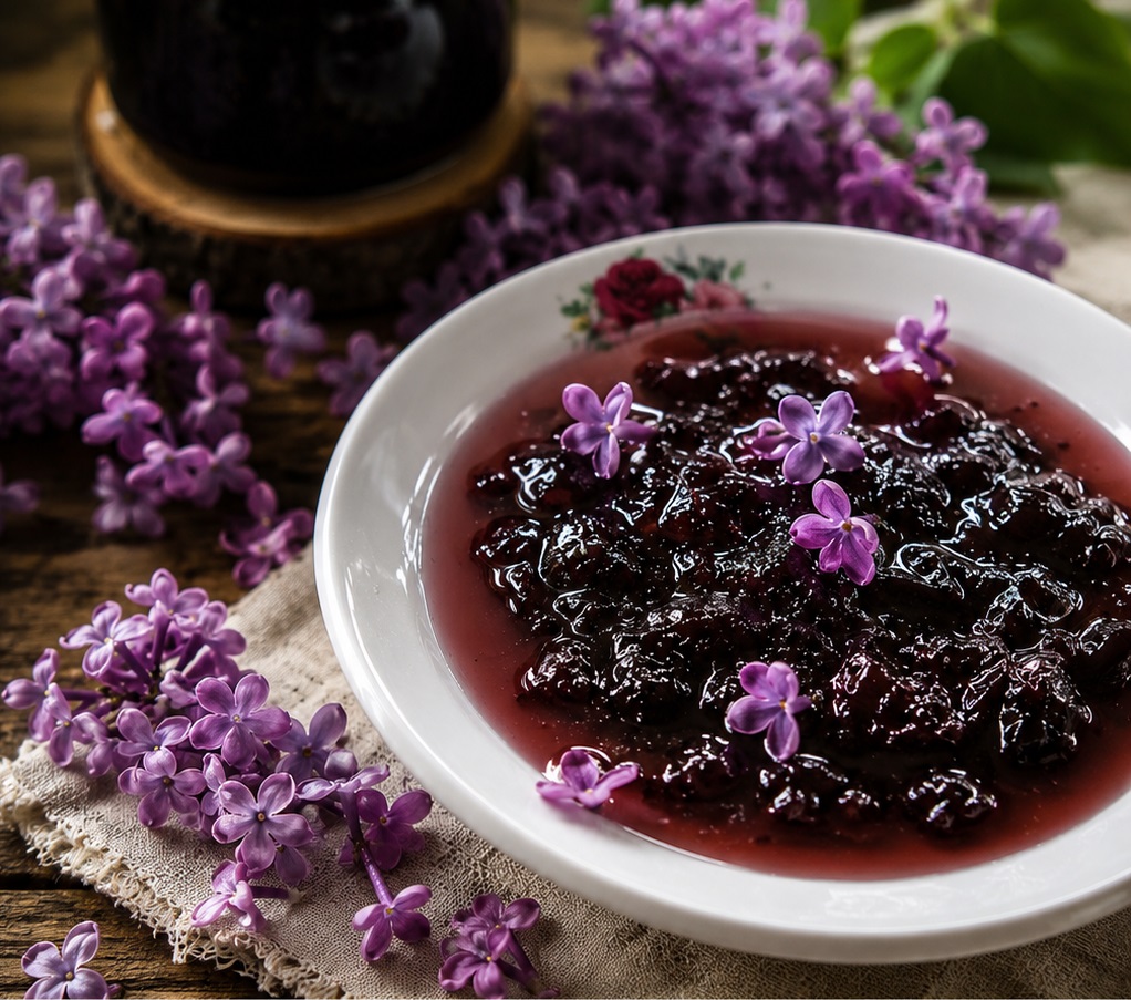 Dulceata din flori de liliac
