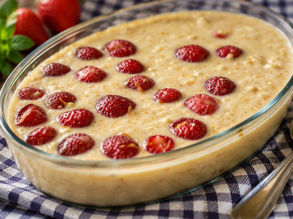 Clafoutis cu capsune