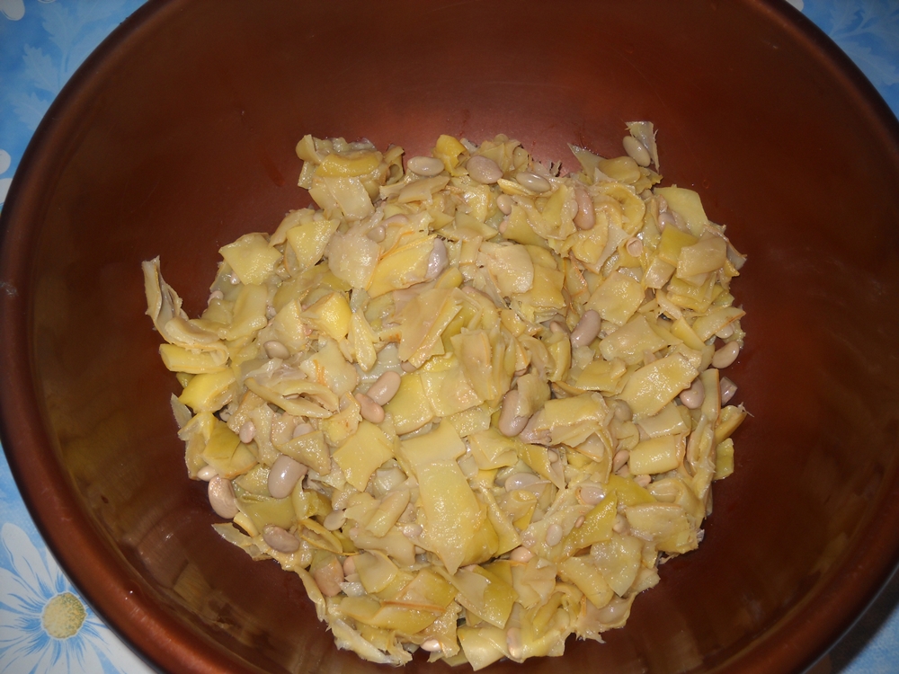 Salata de fasole galbena cu maioneza