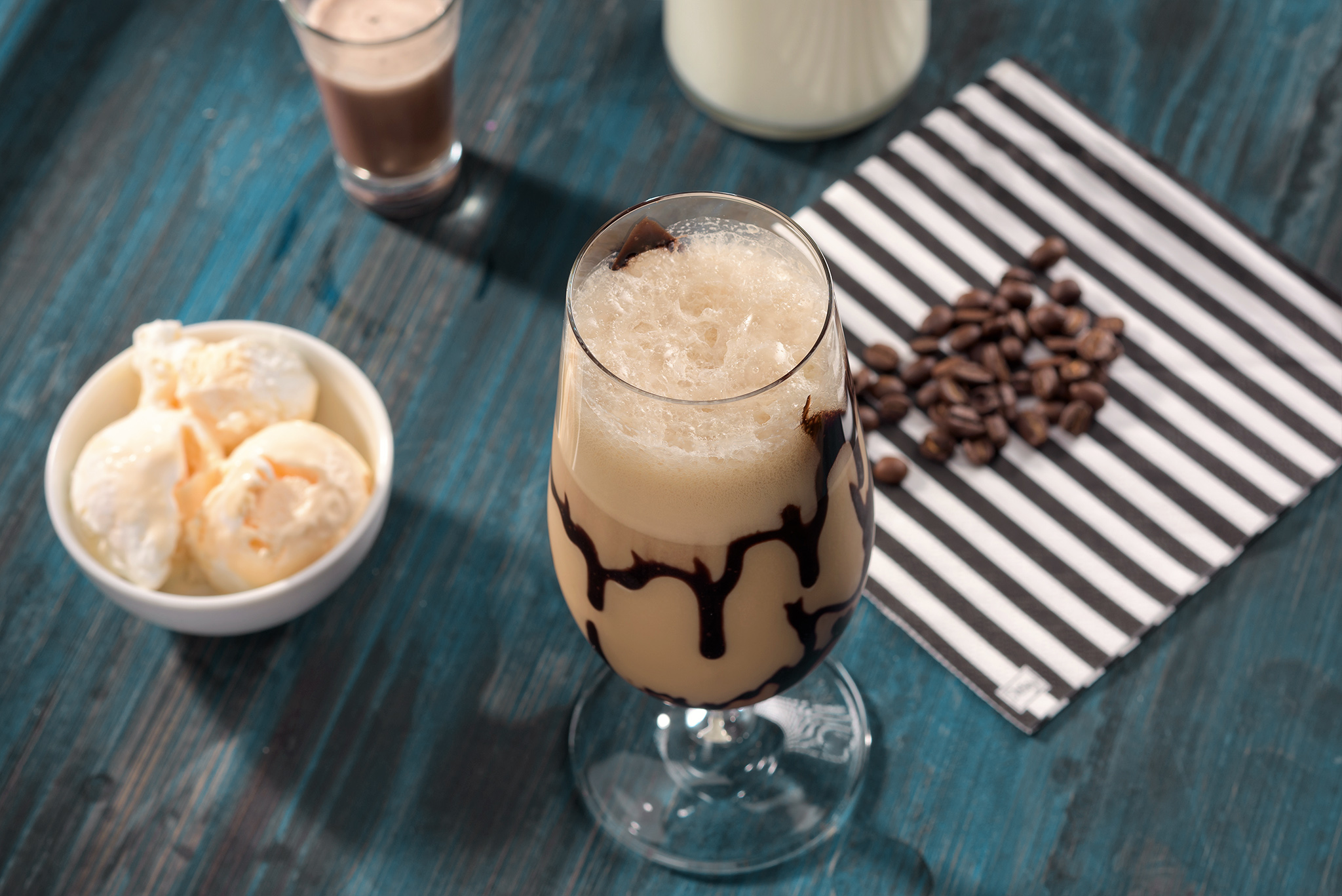 Caffe Frappe cu crema de Whiskey