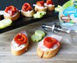 Crostini cu crema de branza si ardei kapia copt-5