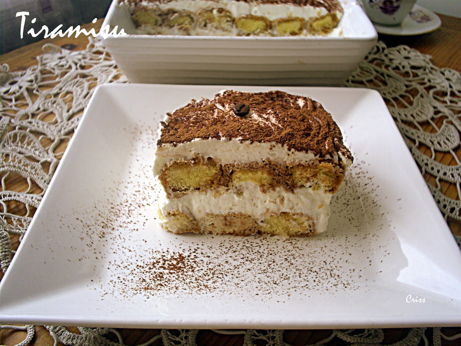 Desert tiramisu reteta fara oua