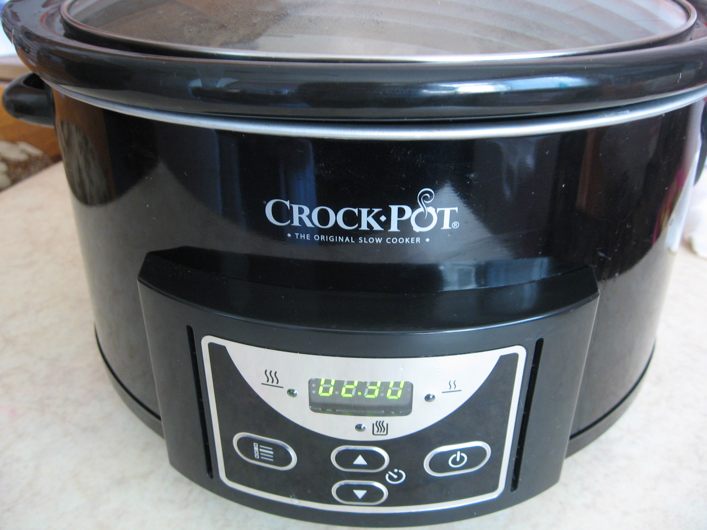 Pui cu ciuperci si sos de smantana cu usturoi - slow cooker Crock-Pot 4,7 L