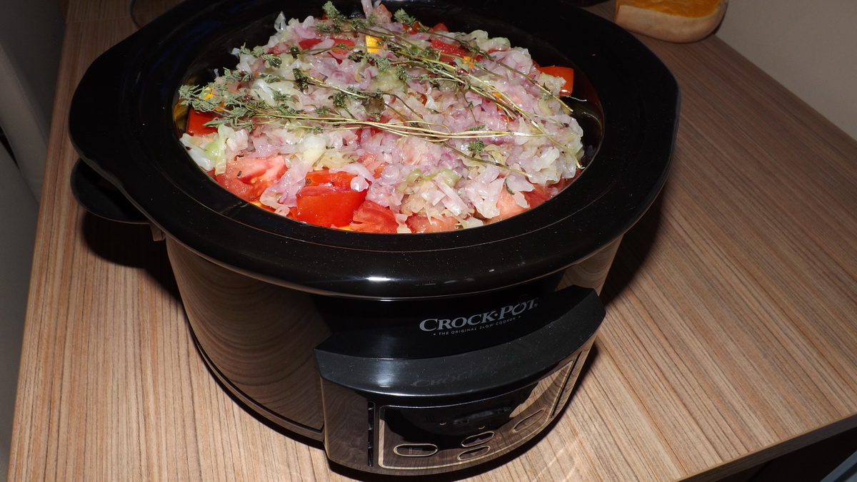 Sarmale din carne de vitel cu dovleac la slow cooker Crock-Pot 4,7 L