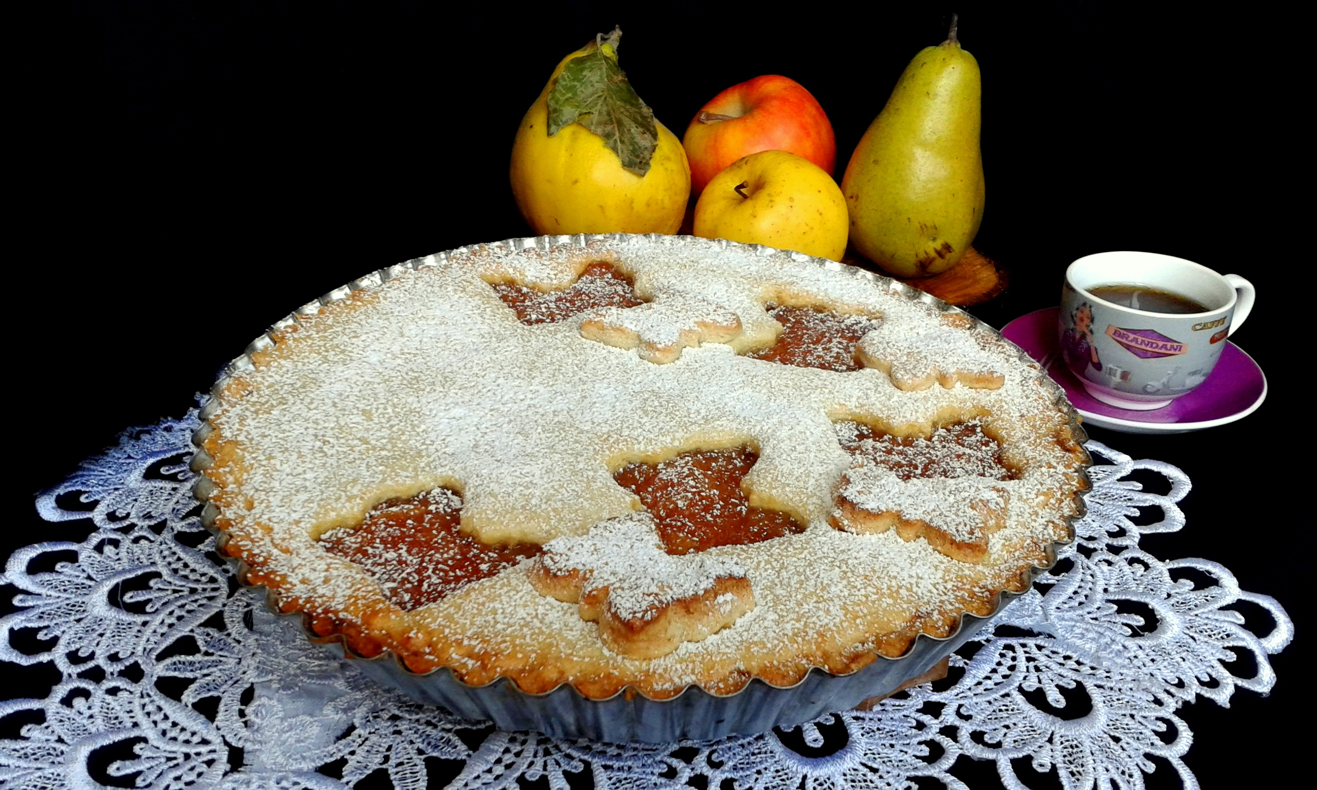 Tarta cu fructe de toamna