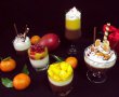 Panna cotta cu ciocolată,cu vanilie şi jeleu de mango-3