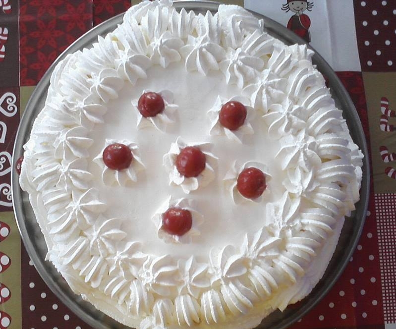 Tort cu crema de zahar ars