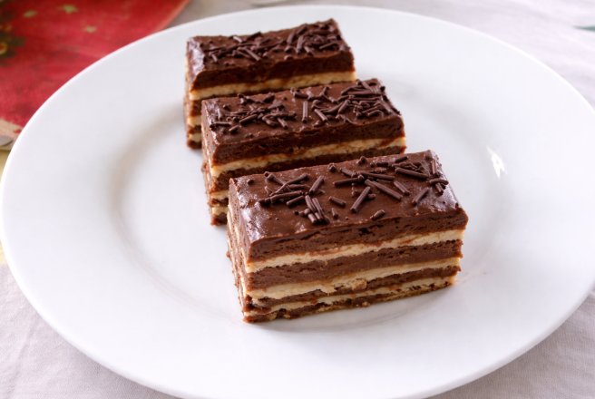 Prajitura cu foi si ciocolata