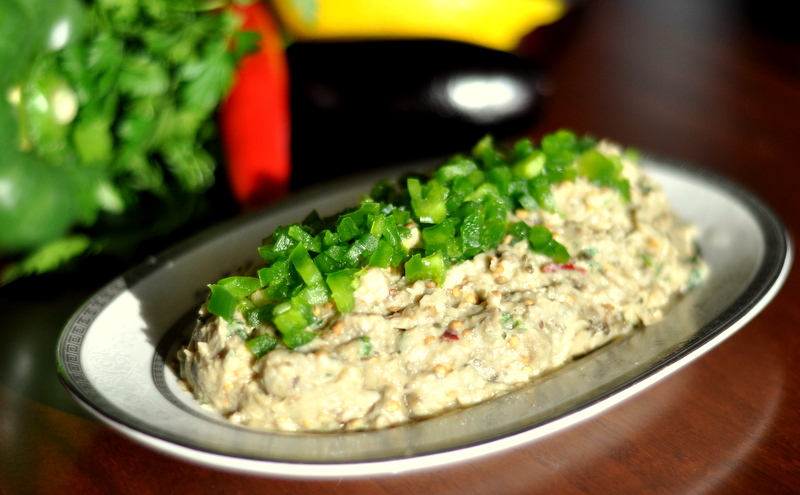 Baba Ganoush -salata de vinete  arabeasca