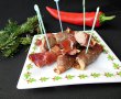 Ficatei de pui inveliti in bacon-3