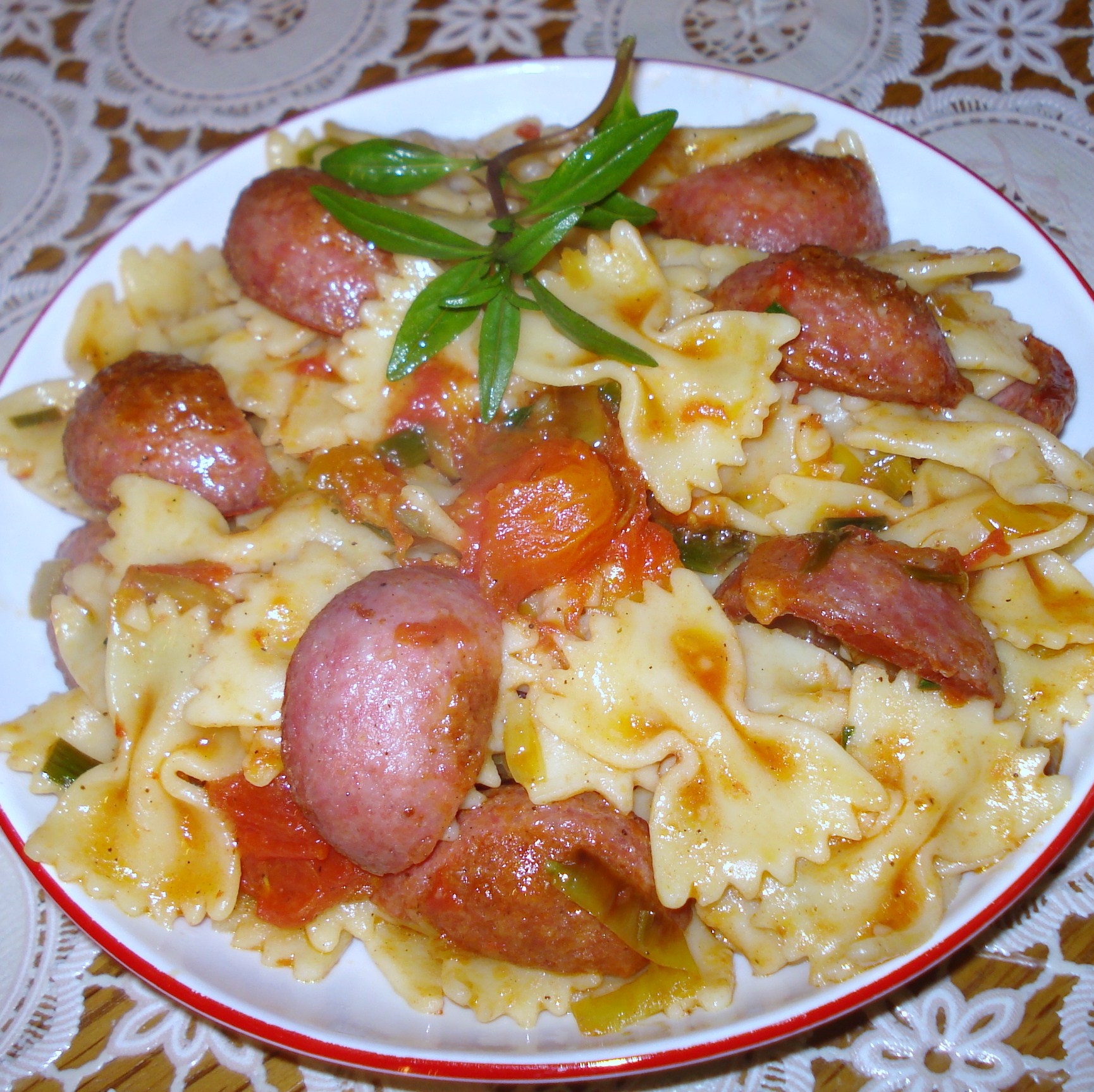 Farfalle cu 