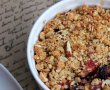 Crumble cu fructe de padure si merdenchi (fara zahar)-5