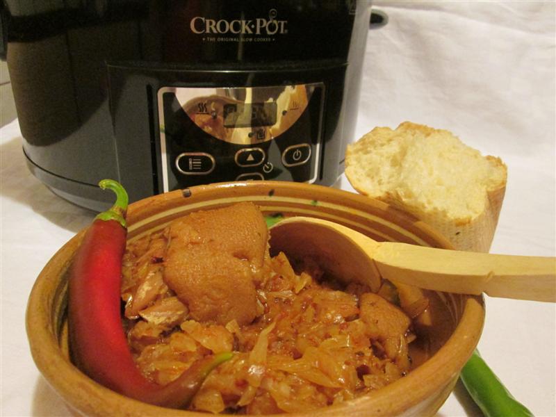 Varza dulce la slow cooker Crock-Pot