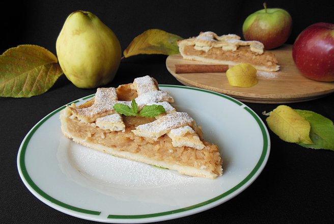 Tarta de toamna: cu mere, pere si gutui