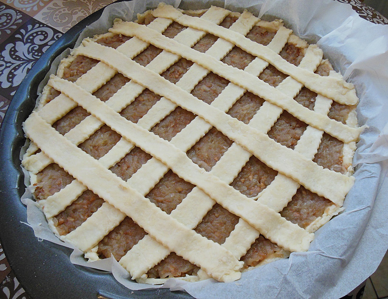 Tarta de toamna: cu mere, pere si gutui