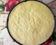 Tort cu crema de ciocolata alba, mascarpone si dulceata de zmeura-4