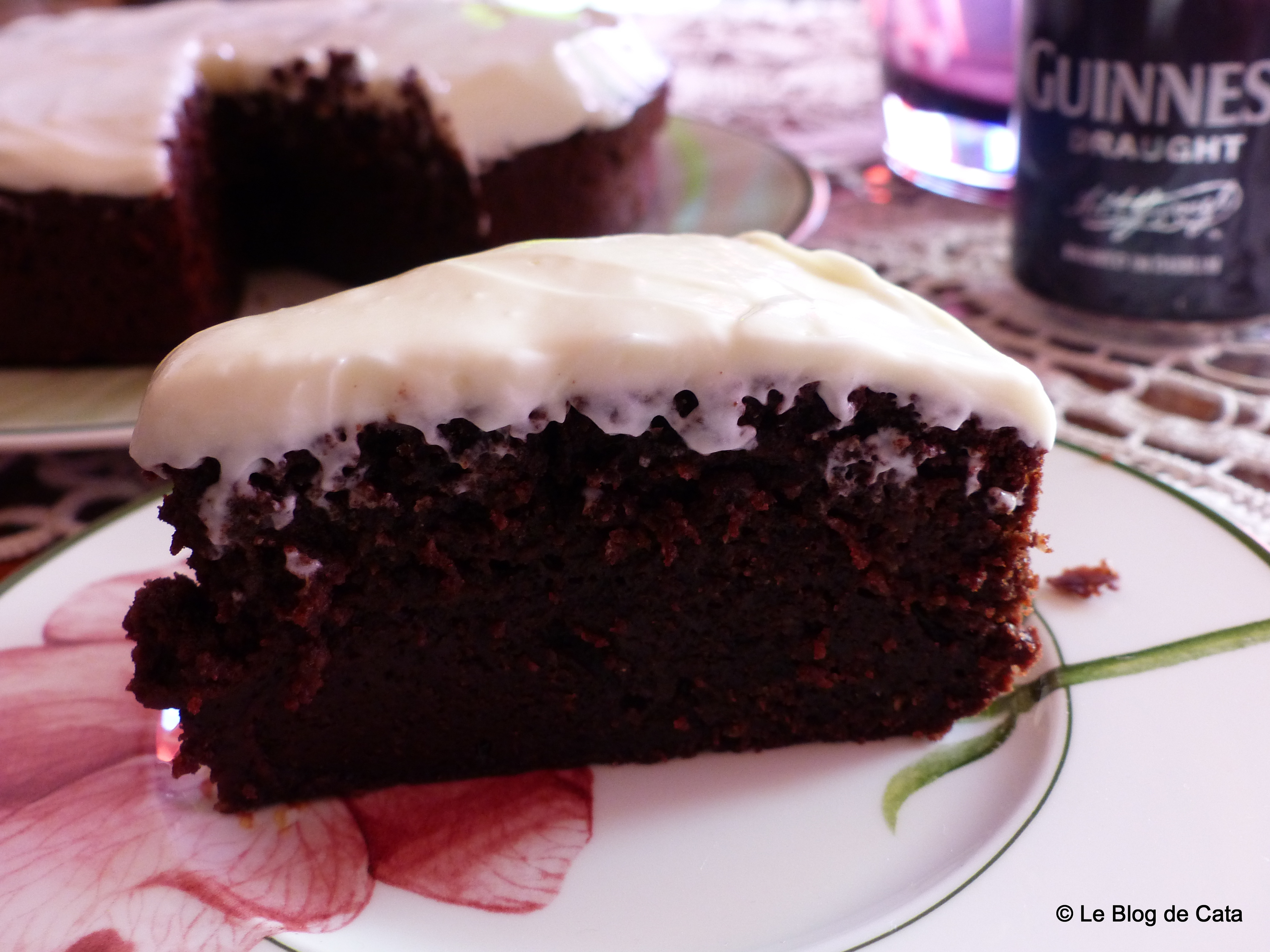 Desert Prajitura cu bere Guinness si ciocolata  - Guinness Cake