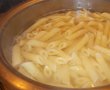 Penne Rigate cu ciuperci de roua si praz-4