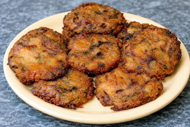 Chiftele de cartofi cu leurda