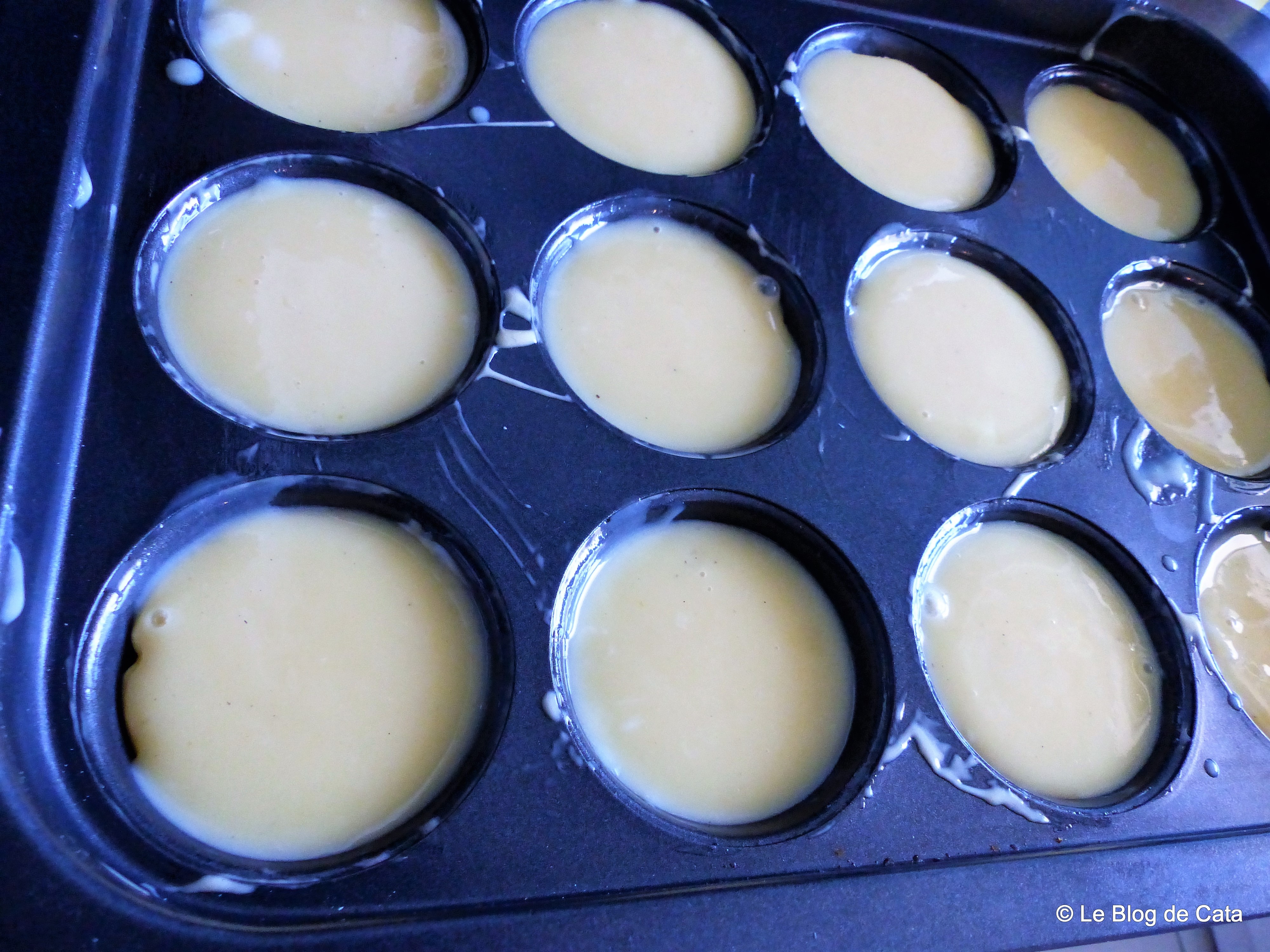 Desert flan portughez- Pasteis de Nata