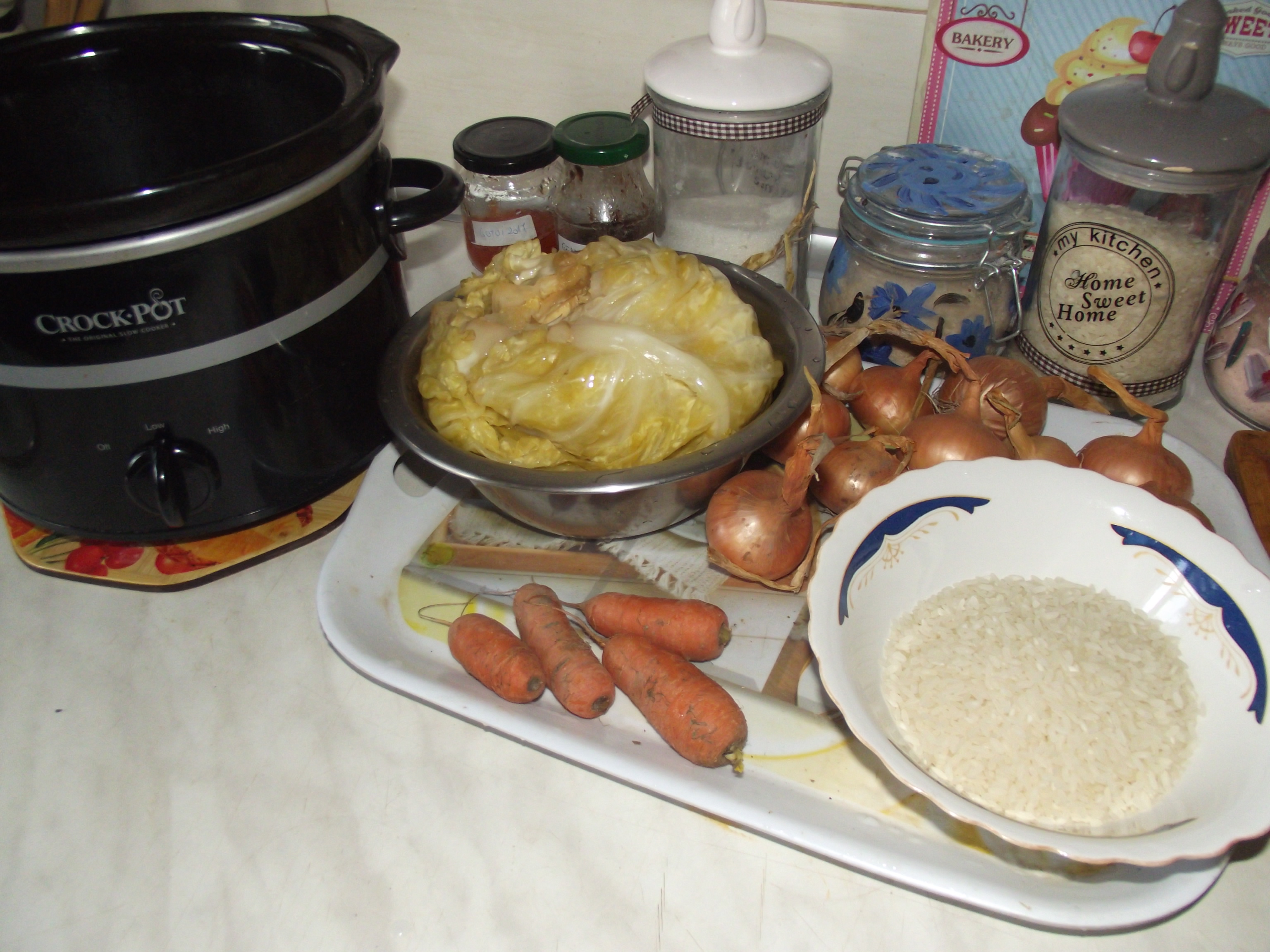 Sarmale si ardei umpluti de post la slow cooker Crock-Pot