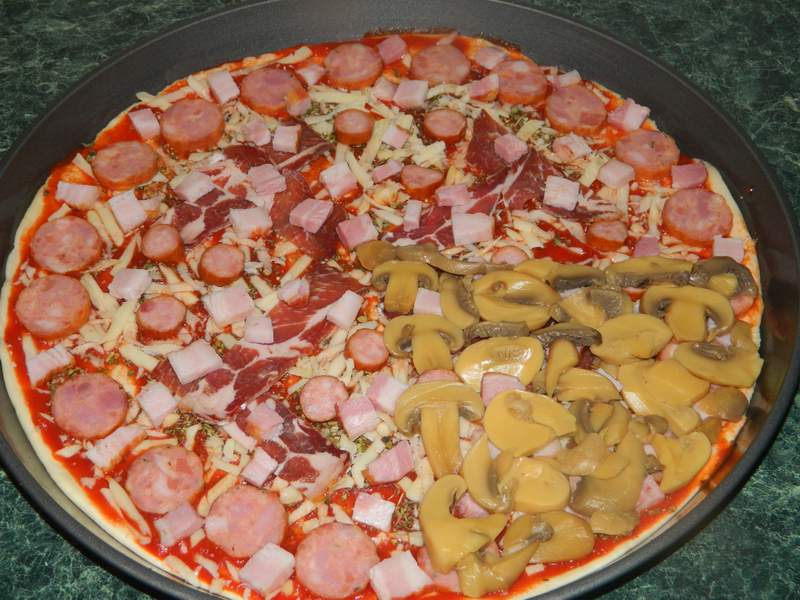 Pizza patru in una