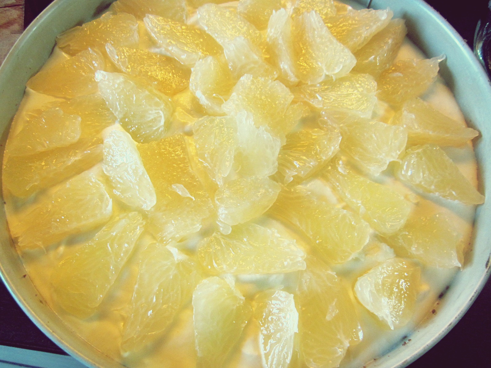 Desert cheesecake cu Pomelo