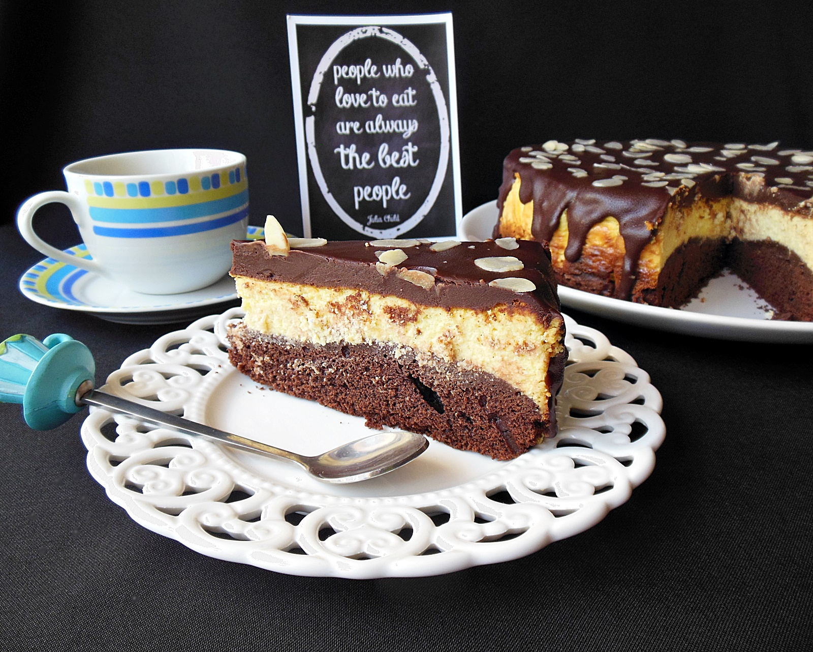 Desert Brownie cheesecake