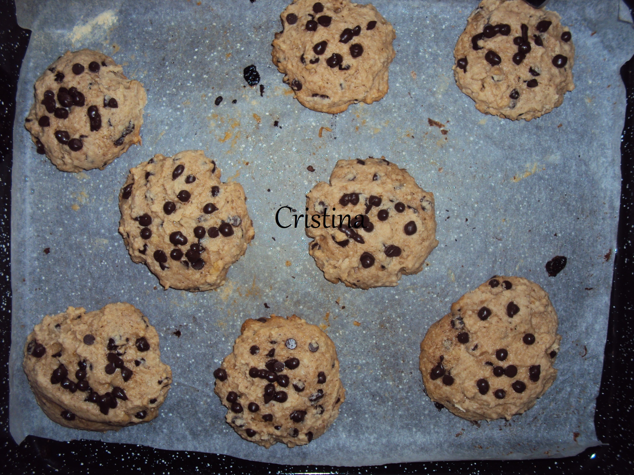 Desert biscuiti cu fulgi de ciocolata