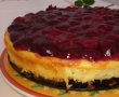 Desert cheesecake copt, cu cirese-1