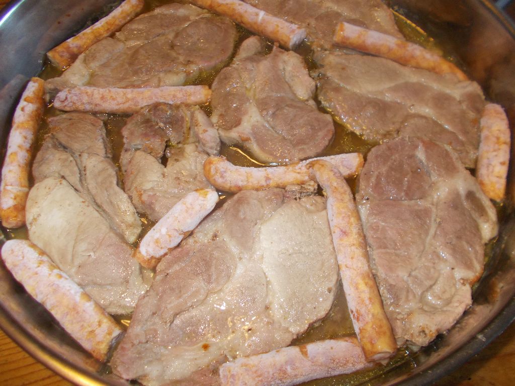 Ceafa de porc la cuptor