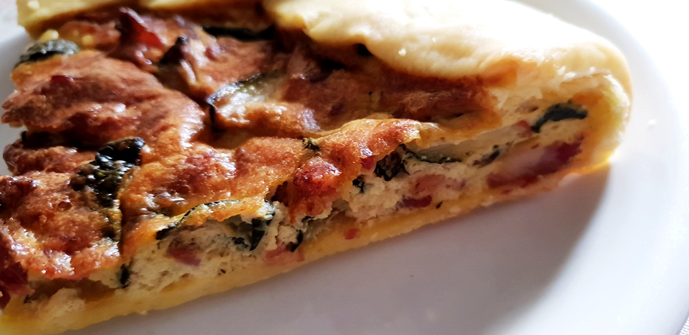 Quiche dovlecei si pancetta