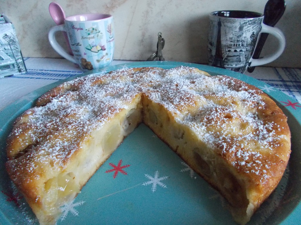 Desert clafoutis cu struguri