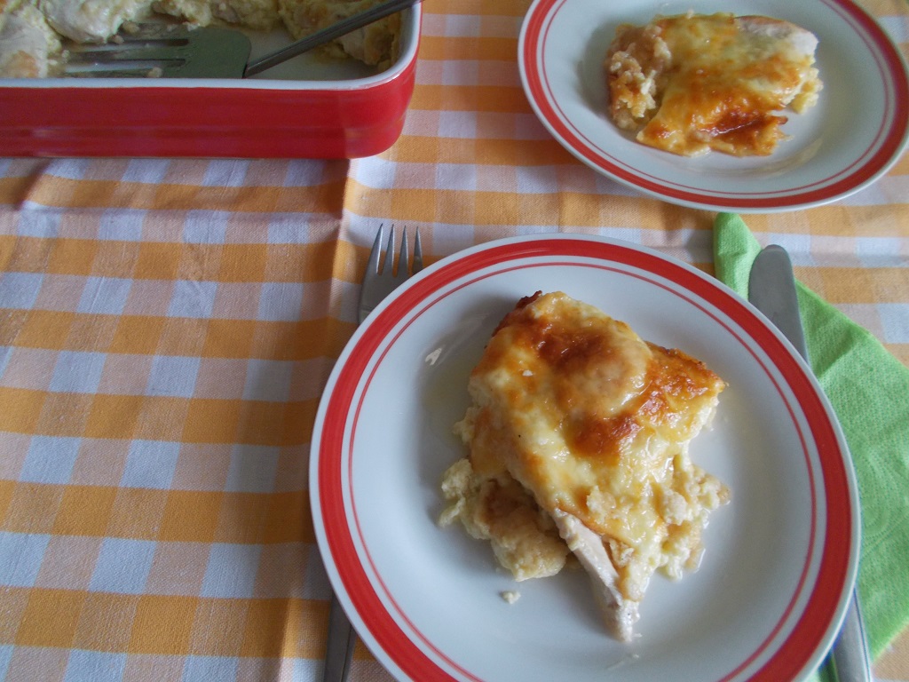 Gratin de piept de pui