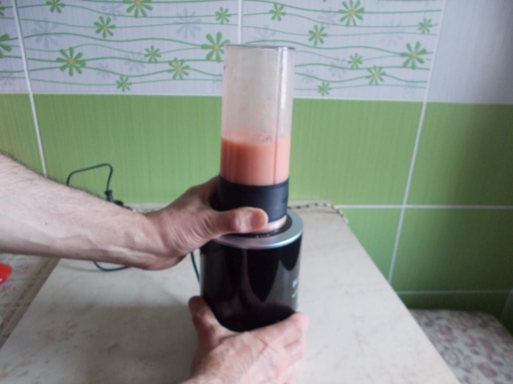 Smoothie de banana si grapefruit