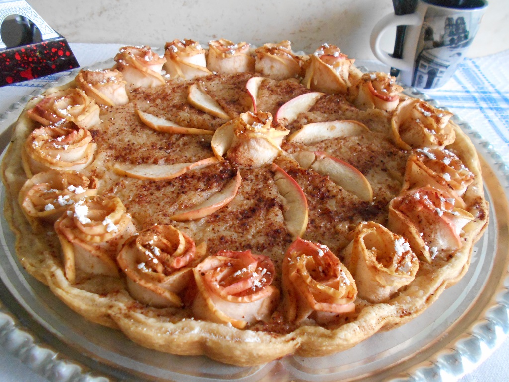 Desert tarta normanda cu mere