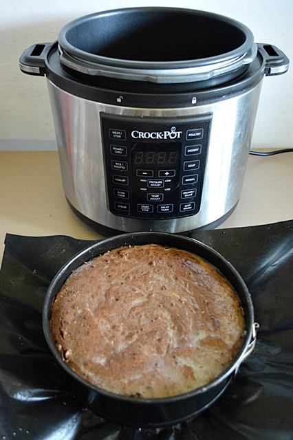 Cheesecake cu ciocolata la Multicookerul Crock-Pot express cu gatire sub presiune