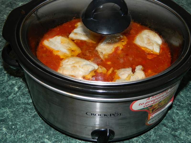 Ostropel de pui la slow cooker Crock-Pot