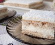 Desert prajitura cu migdale si crema de cocos-22