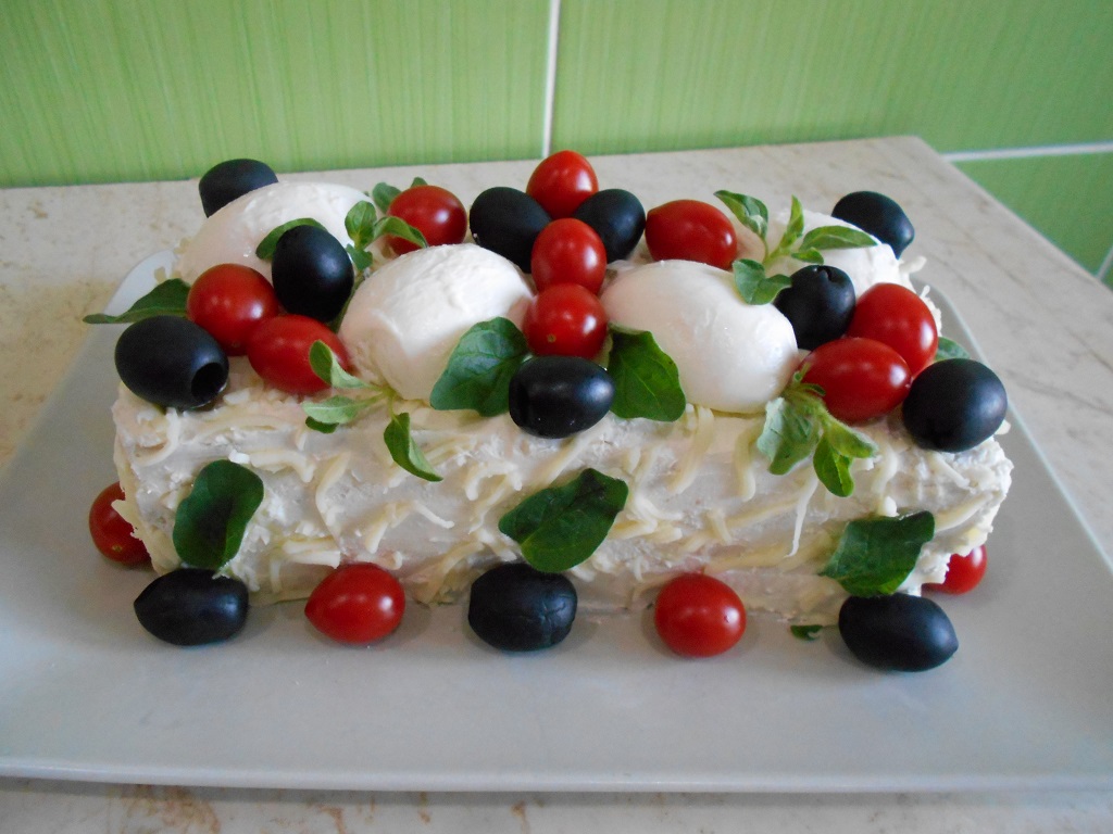 Aperitiv tort Mozzarella