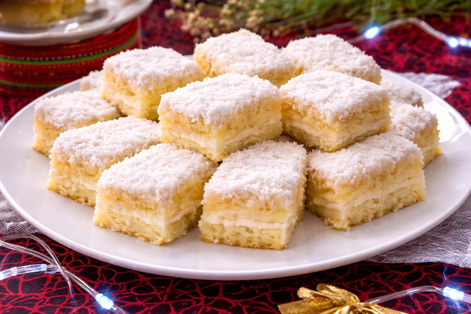 Desert prajitura cu cocos si ananas