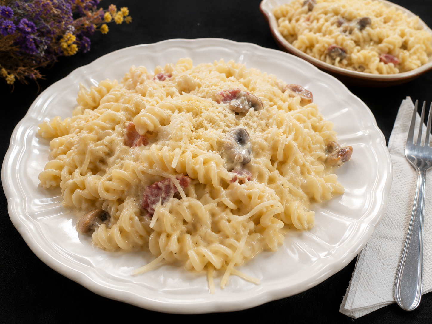 Paste carbonara