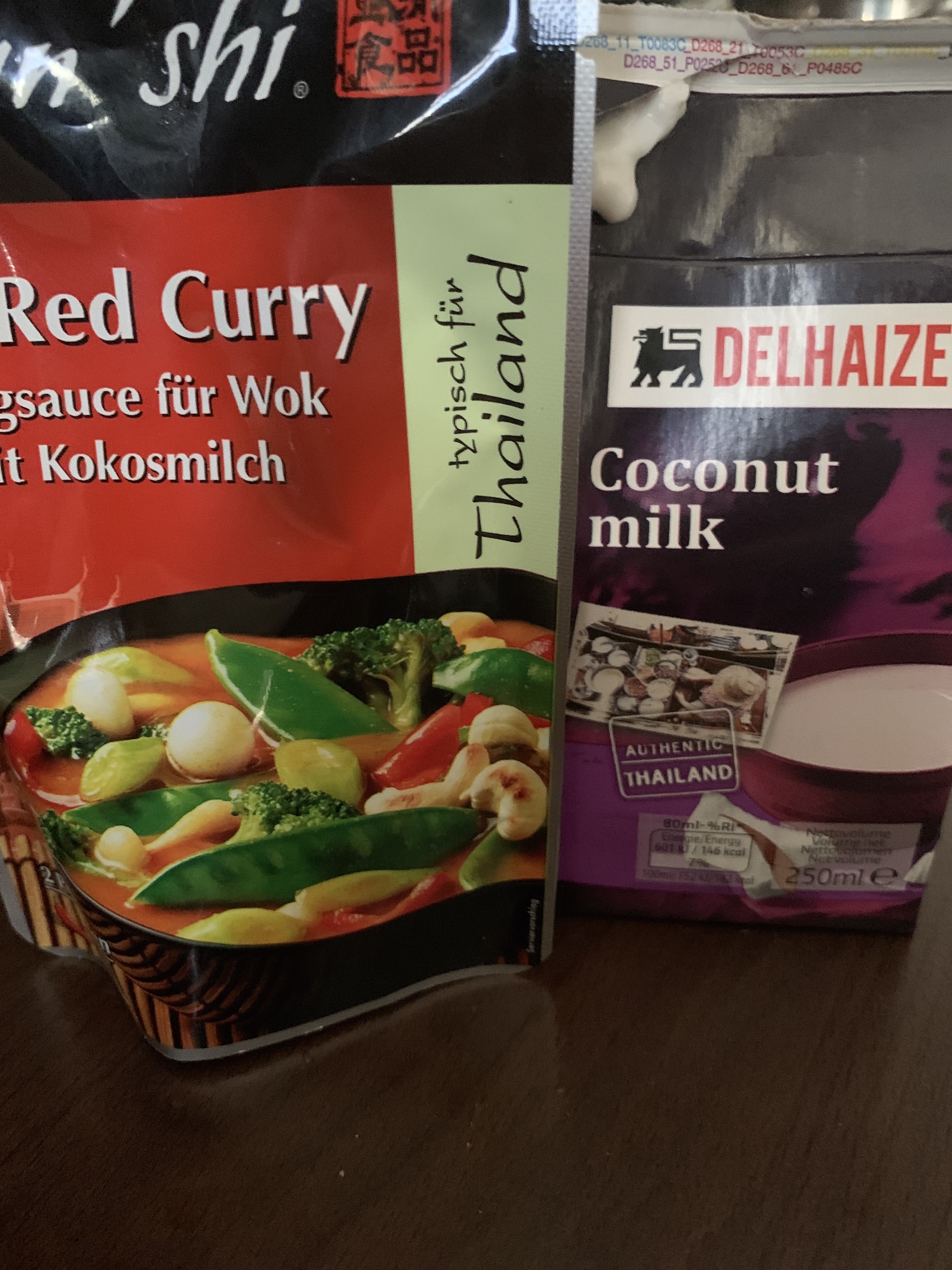 Thai red curry cu legume