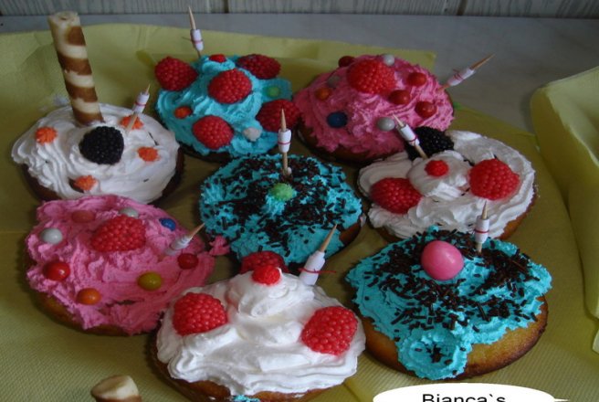 Muffins (briose) decorate