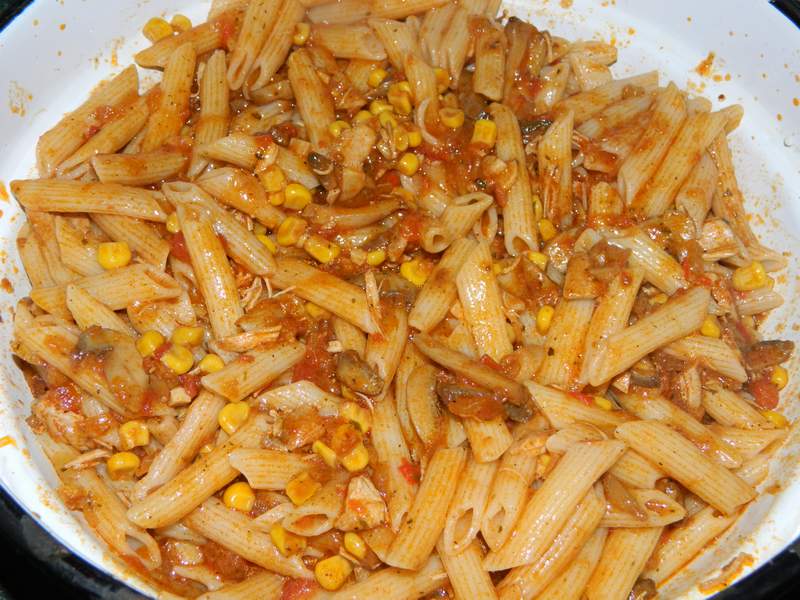 Penne cu ostropel reorientat