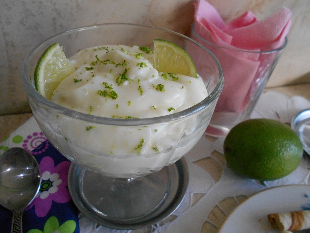 Desert mousse de limete