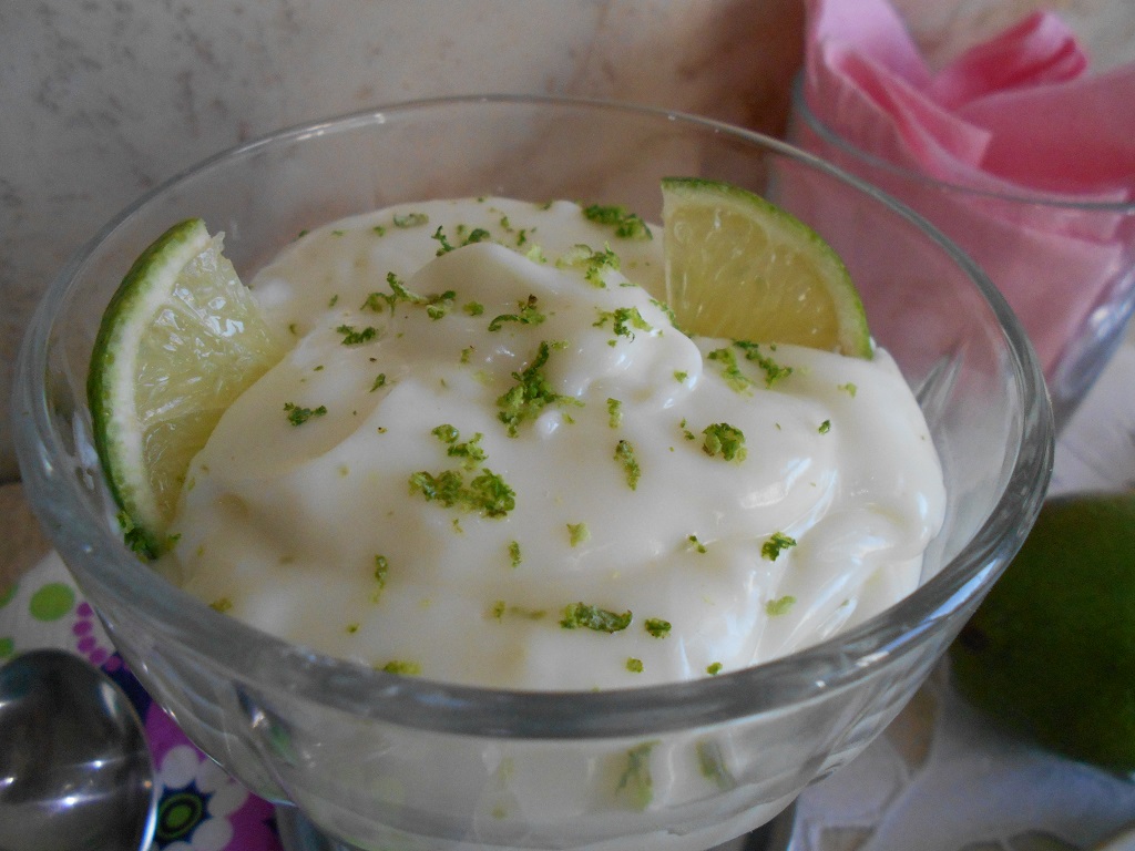 Desert mousse de limete