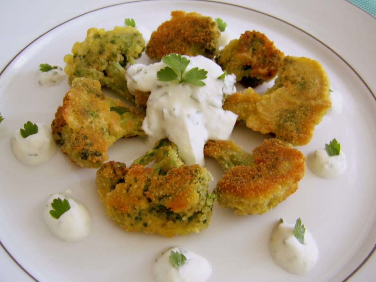 Broccoli pane cu sos de smantana