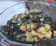 Paste negre cu somon si sos pesto-6