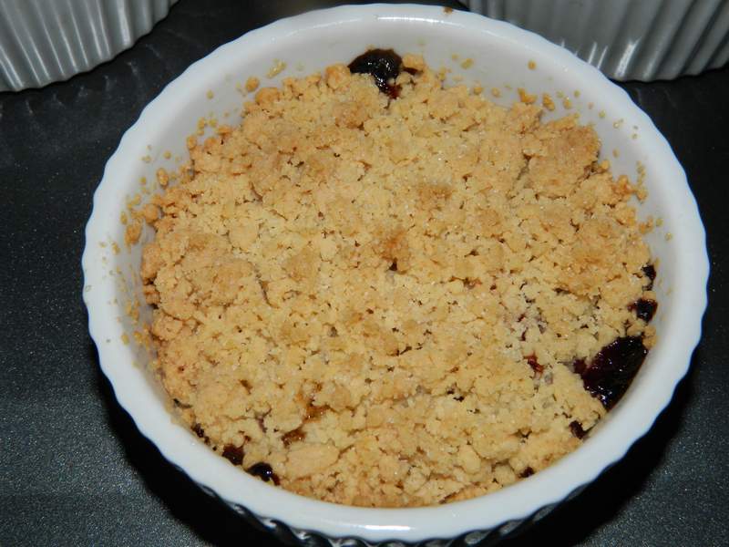 Desert crumble cu prune